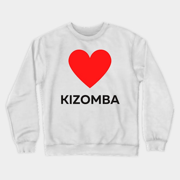 Kizomba Social Dance Design Crewneck Sweatshirt by Liniskop